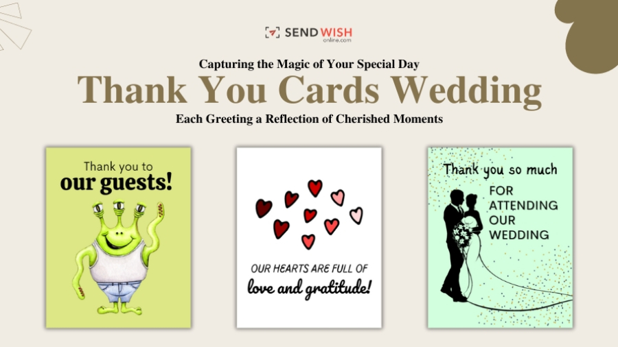 Wedding thank you cards wording