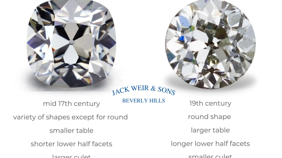 Old cut diamonds vs. brilliant cut diamonds - opulentdiam