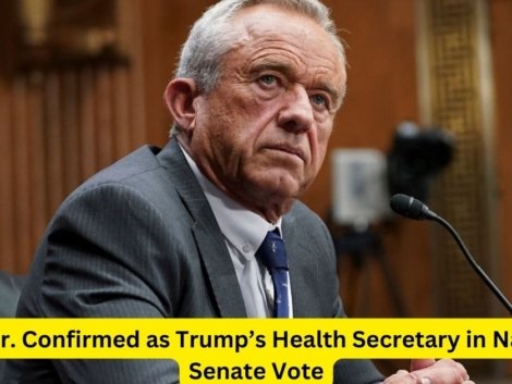 RFK Jr. Confirmed as Trump’s Health Secretary in Narrow Senate Vote