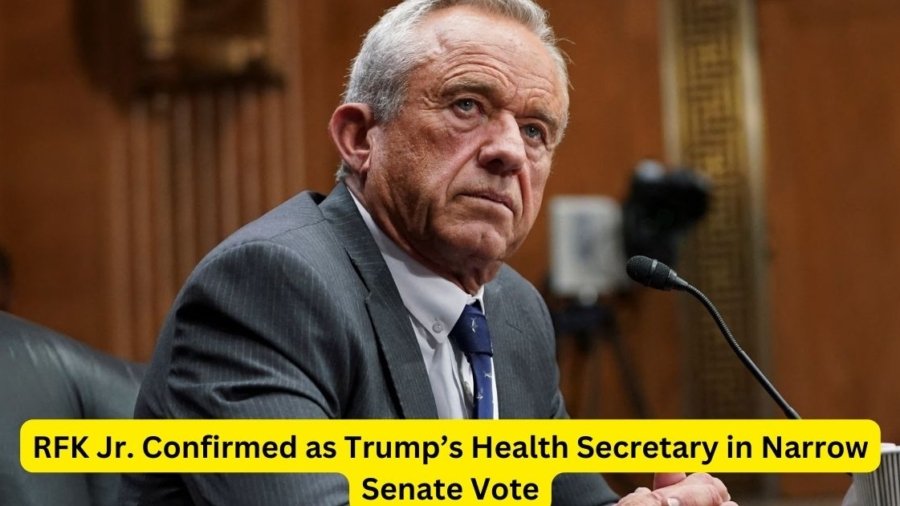 RFK Jr. Confirmed as Trump’s Health Secretary in Narrow Senate Vote