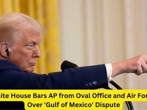 The White House Bars AP from Oval Office and Air Force One Over 'Gulf of Mexico' Dispute