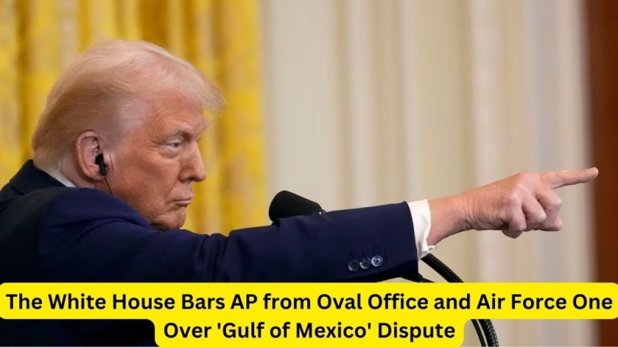 The White House Bars AP from Oval Office and Air Force One Over 'Gulf of Mexico' Dispute